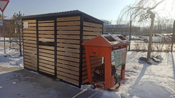 Площадка для складирования КГО в ЖК "Четыре горизонта